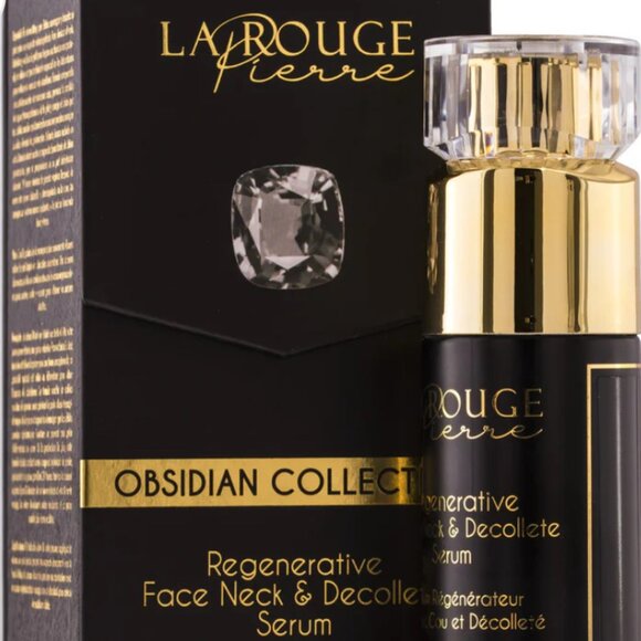 La Rouge Pierre Obsidian Collection Regeneration Face Neck & Decollete Serum